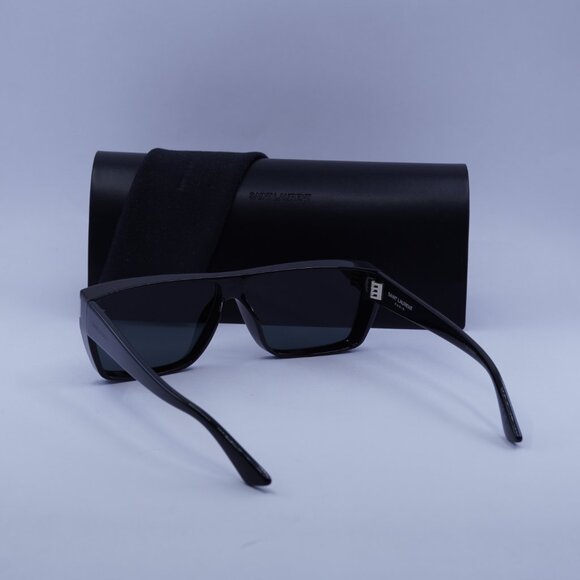 Saint Laurent SL 757 001 Square Sunglasses - Black/Grey - Picture 5 of 10